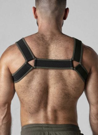 Locker Gear Mesh Chest Harness Khaki Large