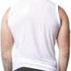 Alexander Cobb Mesh Sleeveless Zipper Jacket White Medium