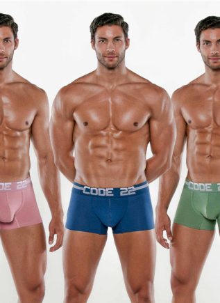 CODE 22 Fun 3-Pack Boxers Small