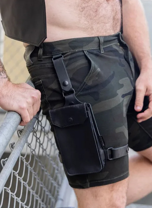 Mr. S Side-Holster Short Black size 30