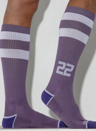 CODE 22 Retro Sport Socks Grape One Size