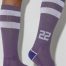 CODE 22 Retro Sport Socks Grape One Size