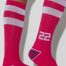 CODE 22 Retro Sport Socks Fucsia On Size
