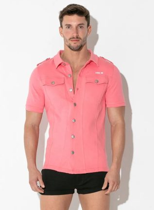 CODE 22 Stretch Shirt Pink Large