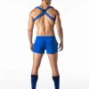 Leader Combat Harness Blue X-Large