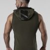 Locker Gear Backroom Sleeveless Hoody Khaki Small