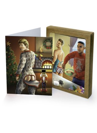 Paul Richnmond Gay Christmas Card Set