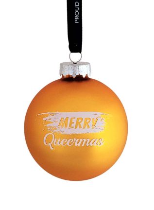 Proud Christmas Merry Queermas Ornament