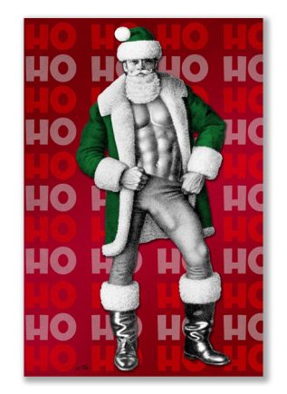 Tom of Finland HO HO HO Christmas Card