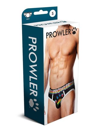 Prowler White Oversized Paw Brief Black Small