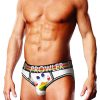 Prowler White Oversized Paw Open Brief White Small