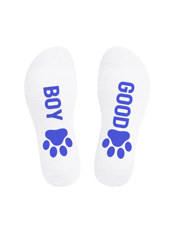 Sneakxx Sneaker Socks GOOD BOY Red