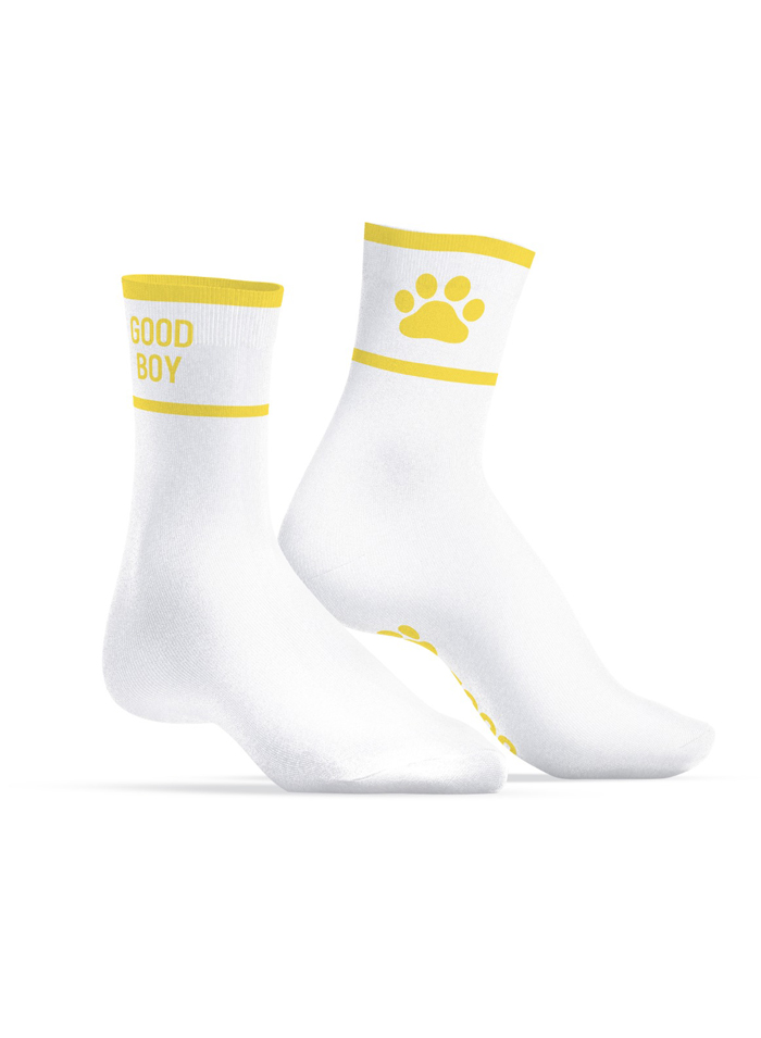 Sneakxx Sneaker Socks GOOD BOY Red