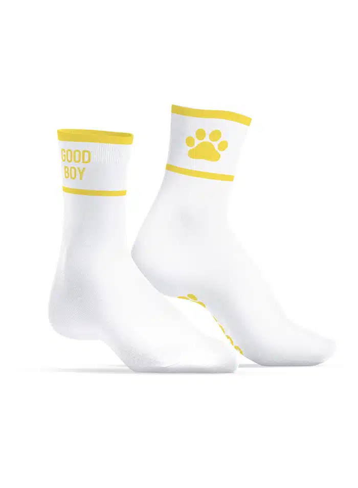 Sneakxx Sneaker Socks GOOD BOY Red