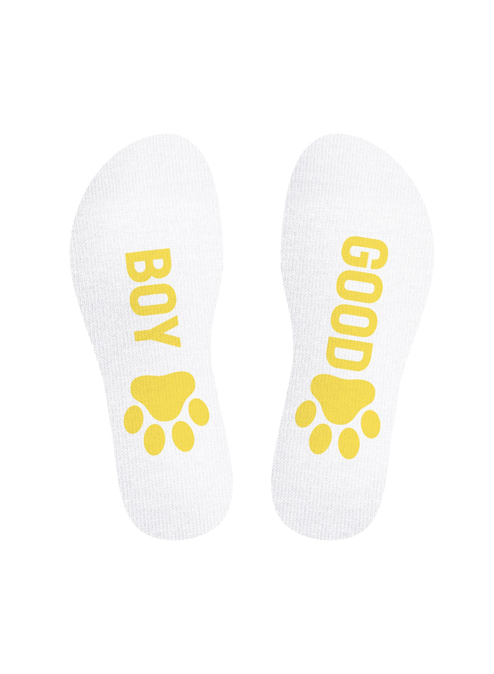 Sneakxx Sneaker Socks GOOD BOY Red