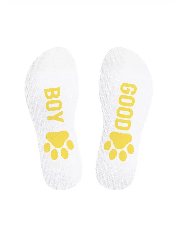 Sneakxx Sneaker Socks GOOD BOY Red