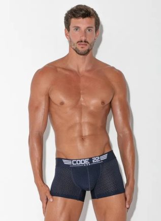 CODE 22 Army Mesh Trunk Navy Blue Medium