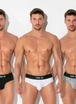 CODE 22 Essential 3-Pack Briefs Small