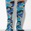 CODE 22 Military Socks Camo Navy Blue One Size