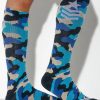 CODE 22 Military Socks Camo Navy Blue One Size