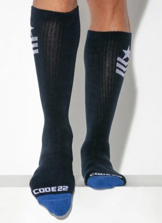 CODE 22 Military Socks Navy Blue One Size