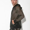 CODE 22 Openwork Jacquard Hoody Black Extra large