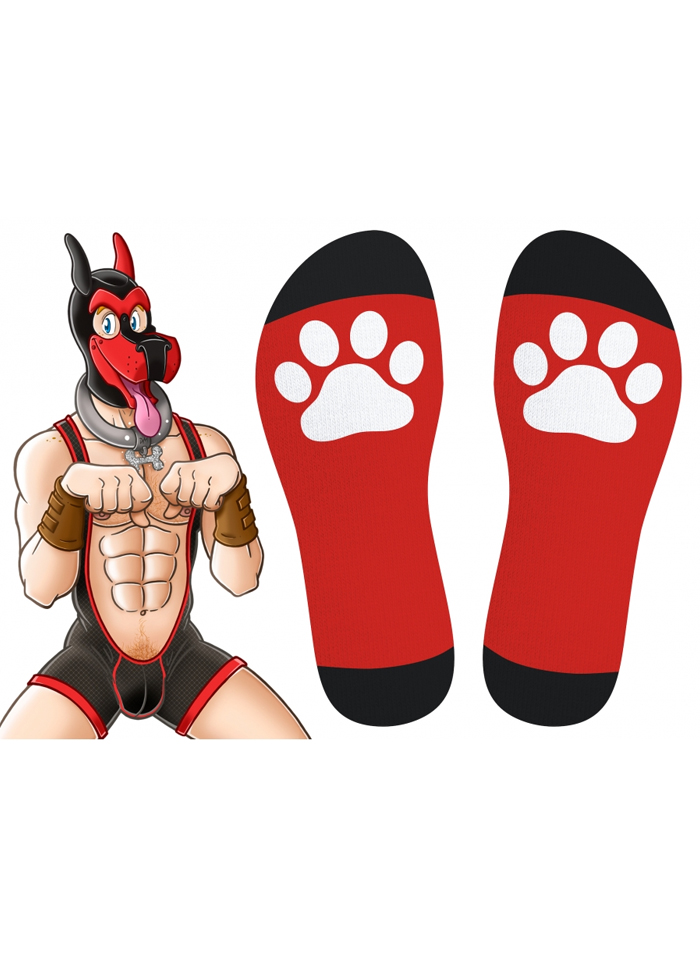 Kinky Puppy GOOD BOY High Socks Black