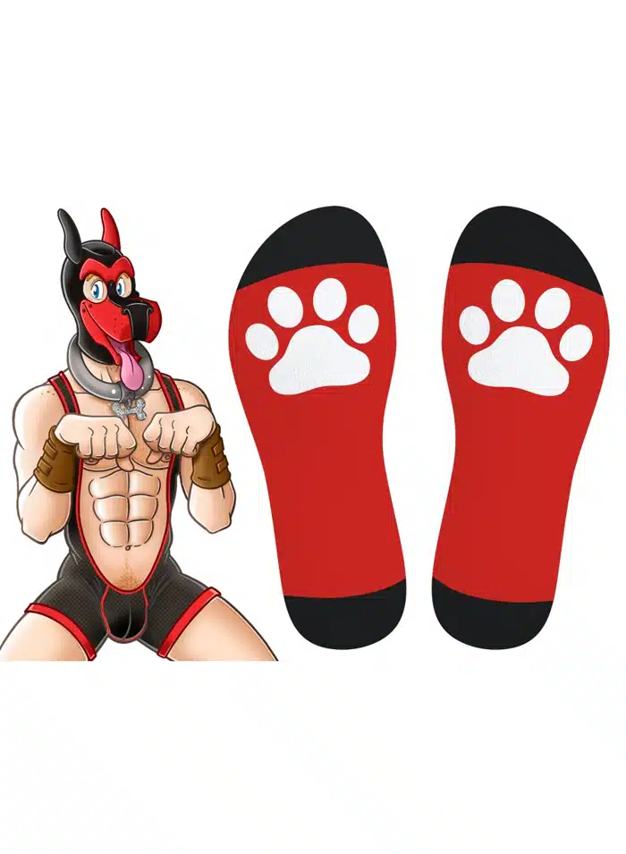 Kinky Puppy GOOD BOY High Socks Black
