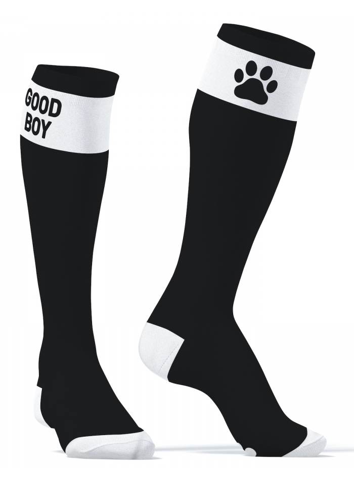Kinky Puppy GOOD BOY High Socks Black