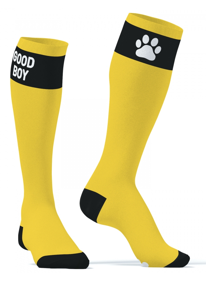 Kinky Puppy GOOD BOY High Socks Black