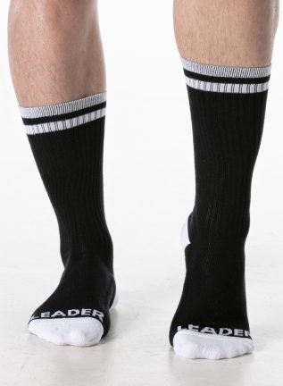 Leader Loaded Soccer Socks Black Small/Medium