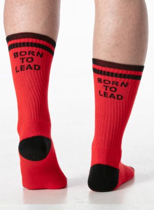 Leader Loaded Soccer Socks Red Small/Medium