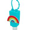 Rainbow Refillable Gel Hand Sanitiser Silicone Cover