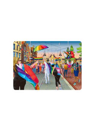 Amsterdam Pride Walk 3D Magnet