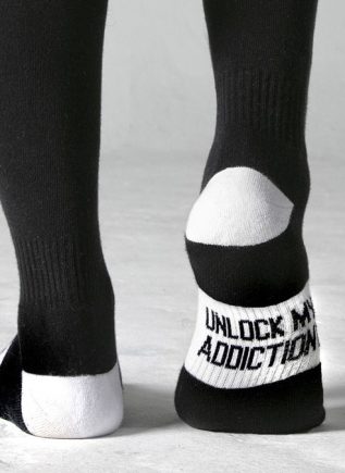 Locker Gear Knee High Socks White