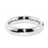 Black Label Stainless Steel Donut Cock Ring 40 mm