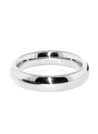 Black Label Stainless Steel Donut Cock Ring 40 mm