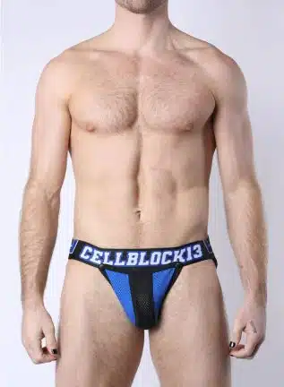 Cellblock 13 Take Down Jockstrap Blue Small