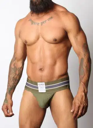 Cellblock 13 Tight End Jockstrap Green Small
