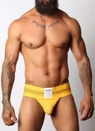 Cellblock 13 Tight End Jockstrap Yellow Small