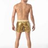 Leader Mesh Party Tank Top Gold Small