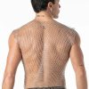 Leader Mesh Party Tank Top Silver Small