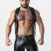 Locker Gear Punch Hole Leatherette Vest