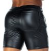 Gigo 2 Stripe Fetish Short Black