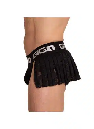 Gigo Fetish Lace Jockskirt Rosals Black