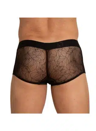 Gigo Fetish Patterned Mash Short Black