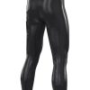 Geronimo Shiny Vinyl Long Sport Trousers Black