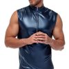 NEK Men's Blue Metallic Shirt