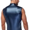 NEK Men's Blue Metallic Shirt