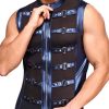 NEK Men's Blue Metallic Shirt